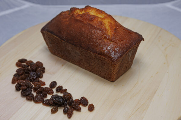 plumcake vaniglia e uvetta